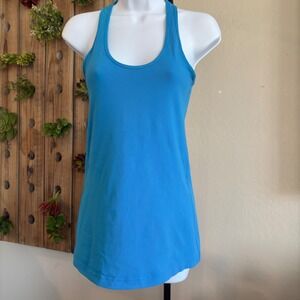 Lululemon Cool Racerback Tank Everlux Turquoise Size 2/4 Workout Yoga Workout